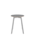 Emeco Su Cafe Round Table Dining Tables Emeco Table Top 24" Clear Anodized Aluminum Legs Gray Laminate Plywood