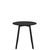 Emeco Su Cafe Round Table Dining Tables Emeco Table Top 30" Black Anodized Aluminum Legs Black HPL