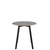 Emeco Su Cafe Round Table Dining Tables Emeco Table Top 30" Black Anodized Aluminum Legs Gray Laminate Plywood