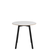 Emeco Su Cafe Round Table Dining Tables Emeco Table Top 30" Black Anodized Aluminum Legs White Laminate Plywood