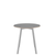 Emeco Su Cafe Round Table Dining Tables Emeco Table Top 30" Clear Anodized Aluminum Legs Gray Laminate Plywood