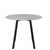 Emeco Su Cafe Round Table Dining Tables Emeco Table Top 36" Black Anodized Aluminum Legs Brushed Aluminum