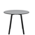 Emeco Su Cafe Round Table Dining Tables Emeco Table Top 36" Black Anodized Aluminum Legs Gray HPL