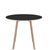 Emeco Su Cafe Round Table Dining Tables Emeco Table Top 36" Natural Wood Legs Black Laminate Plywood