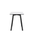 Emeco Su Cafe Square Table Dining Tables Emeco Square Top 24" Black Anodized Aluminum Legs White HPL