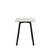 Emeco Su Cafe Square Table Dining Tables Emeco Square Top 24" Black Anodized Aluminum Legs White Laminate Plywood