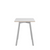 Emeco Su Cafe Square Table Dining Tables Emeco Square Top 24" Clear Anodized Aluminum Legs White Laminate Plywood