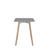 Emeco Su Cafe Square Table Dining Tables Emeco Square Top 24" Natural Wood Legs Gray Laminate Plywood