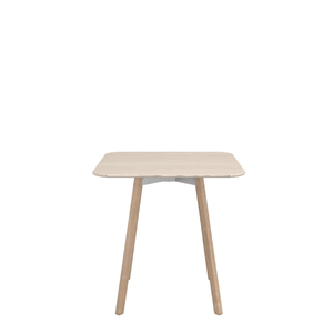 Emeco Su Cafe Square Table Dining Tables Emeco Square Top 30” Natural Wood Legs Ash Wood