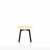 Emeco Su Low Table side/end table Emeco Round Black Anodized Aluminum Legs Accoya Wood