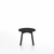 Emeco Su Low Table side/end table Emeco Round Black Anodized Aluminum Legs Black HPL