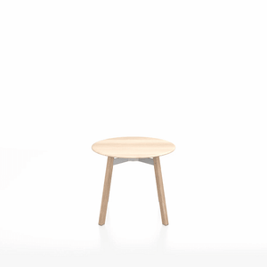 Emeco Su Low Table side/end table Emeco Round Natural Wood Legs Accoya Wood