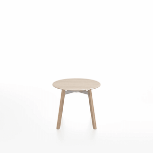 Emeco Su Low Table side/end table Emeco Round Natural Wood Legs Ash Wood