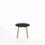 Emeco Su Low Table side/end table Emeco Round Natural Wood Legs Black HPL