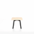 Emeco Su Low Table side/end table Emeco Square Black Anodized Aluminum Legs Accoya Wood