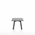 Emeco Su Low Table side/end table Emeco Square Black Anodized Aluminum Legs Gray HPL