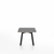 Emeco Su Low Table side/end table Emeco Square Black Anodized Aluminum Legs Gray Laminate Plywood