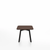 Emeco Su Low Table side/end table Emeco Square Black Anodized Aluminum Legs Walnut Wood