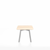 Emeco Su Low Table side/end table Emeco Square Clear Anodized Aluminum Legs Accoya Wood