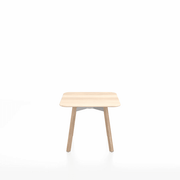Emeco Su Low Table side/end table Emeco Square Natural Wood Legs Accoya Wood
