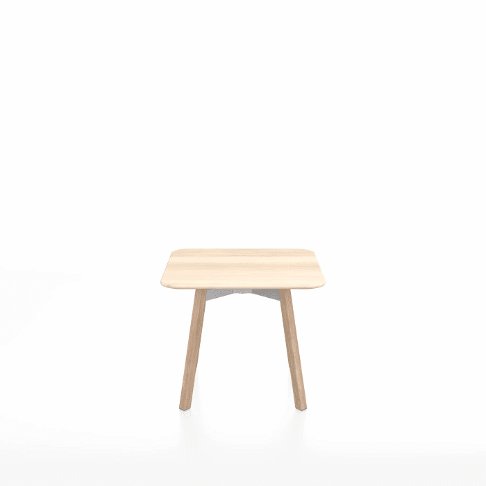 Emeco Su Low Table side/end table Emeco Square Natural Wood Legs Accoya Wood