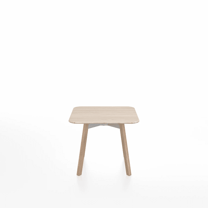 Emeco Su Low Table side/end table Emeco Square Natural Wood Legs Ash Wood