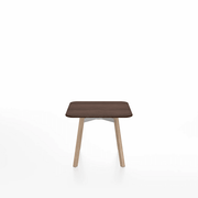 Emeco Su Low Table side/end table Emeco Square Natural Wood Legs Walnut Wood