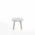 Emeco Su Low Table side/end table Emeco Square Natural Wood Legs White Laminate Plywood