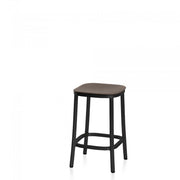 Emeco 1 Inch Counter Stool Stools Emeco DARK POWDER COATED ALUMINUM BROWN 