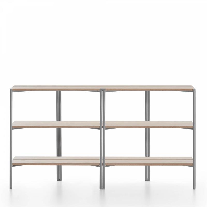 Emeco Run Shelf storage Emeco CLEAR ALUMINUM FRAME ASH 