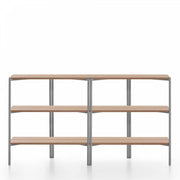 Emeco Run Shelf storage Emeco CLEAR ALUMINUM FRAME CEDAR 