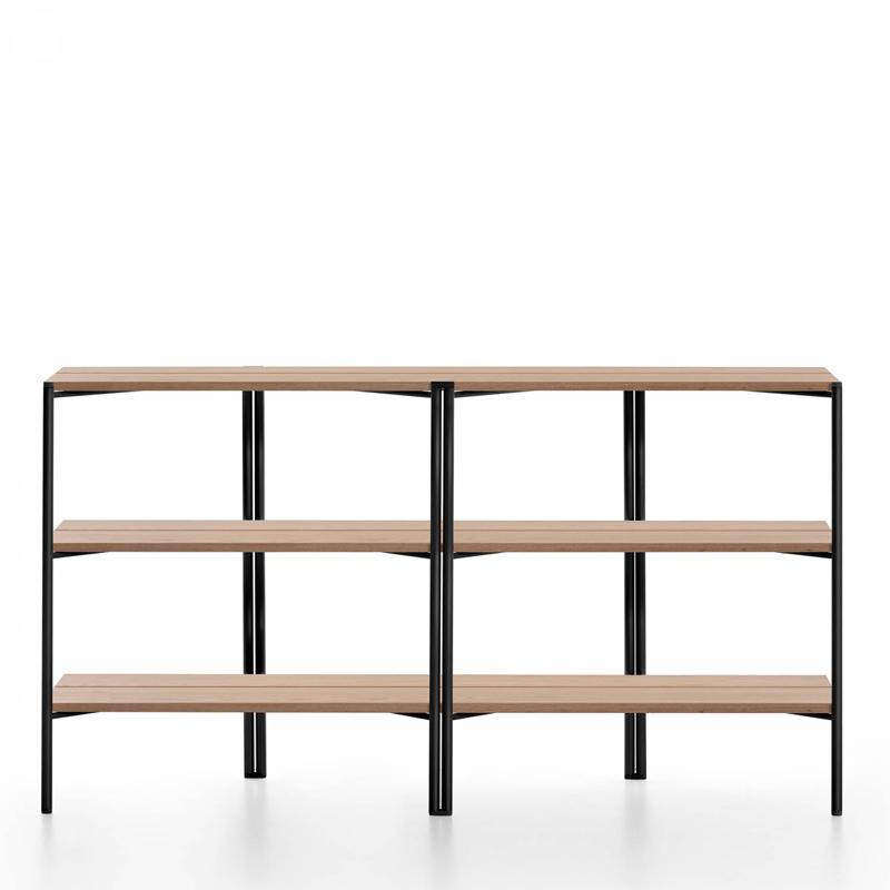 Emeco Run Shelf storage Emeco BLACK FRAME CEDAR 