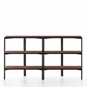 Emeco Run Shelf storage Emeco BLACK FRAME WALNUT 