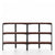 Emeco Run Shelf storage Emeco BLACK FRAME WALNUT 