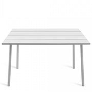 Emeco Run Table 48" table Emeco CLEAR ALUMINUM FRAME ALUMINUM 
