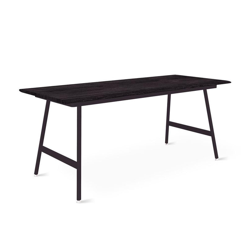 Envoy Desktop table Gus Modern Black Ash 70 Desktop Black Lecture Legs 