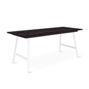 Envoy Desktop table Gus Modern Black Ash 70 Desktop White Lecture Legs 
