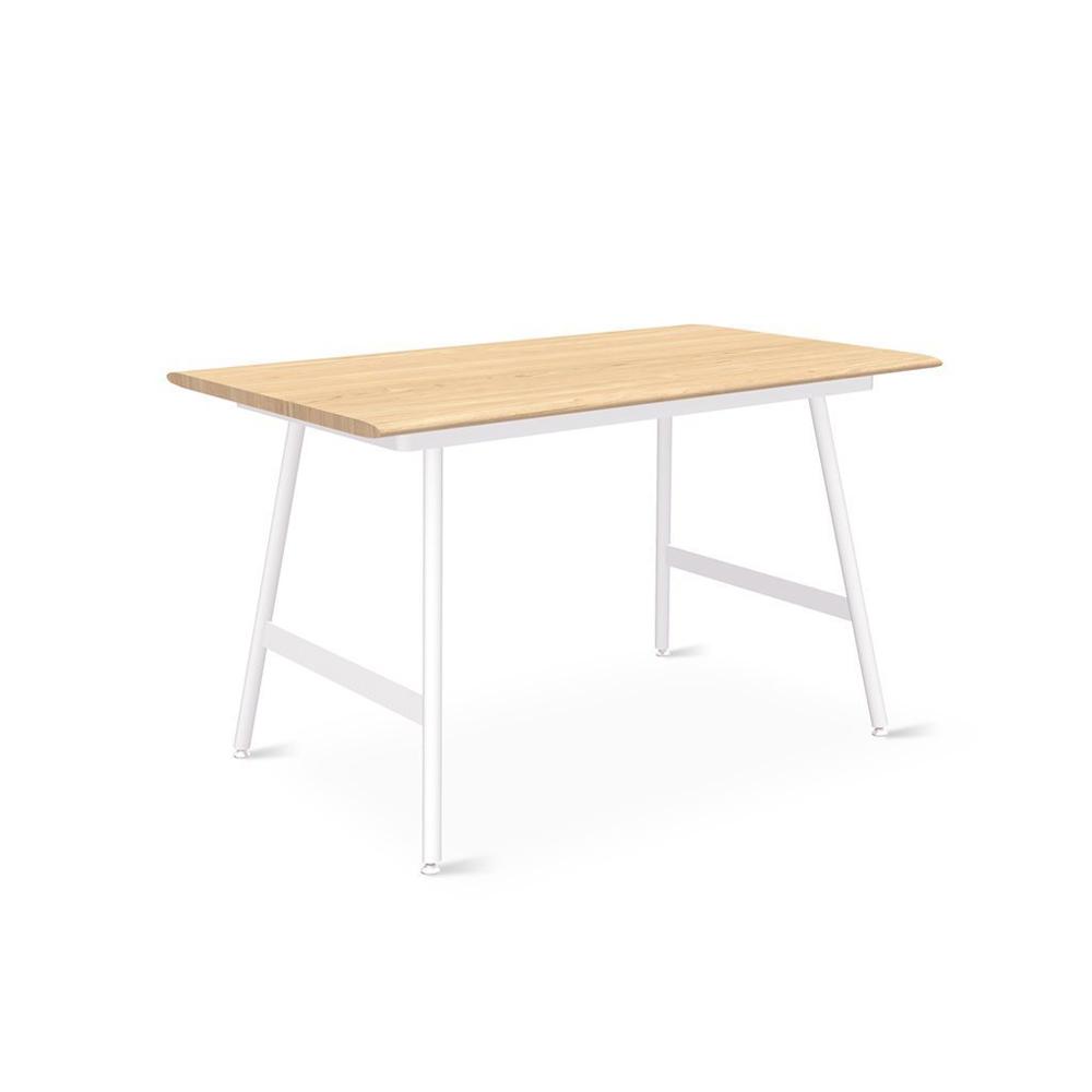 Envoy Desktop table Gus Modern Blonde Ash 50 Desktop White Lecture Legs 