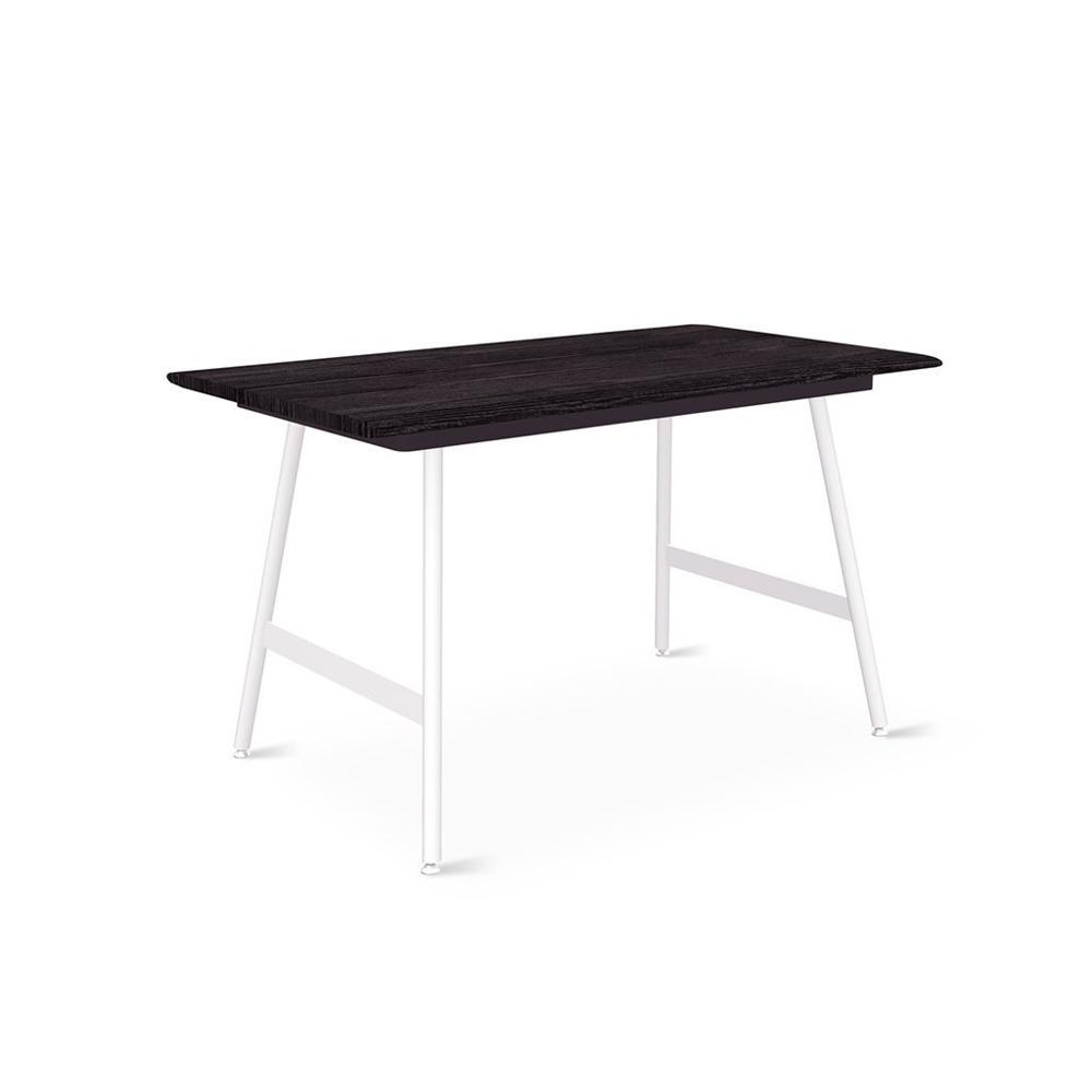 Envoy Desktop table Gus Modern Black Ash 50 Desktop White Lecture Legs 