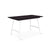 Envoy Desktop table Gus Modern Black Ash 50 Desktop White Lecture Legs 