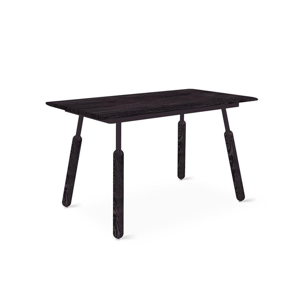 Envoy Desktop table Gus Modern Black Ash 50 Desktop Black Dowel Legs 