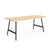 Envoy Desktop table Gus Modern Blonde Ash 70 Desktop Black Lecture Legs 