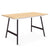 Envoy Desktop table Gus Modern Blonde Ash 50 Desktop Black Lecture Legs 