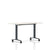 Everywhere Flip-Top Table Desk's herman miller 60-inches Wide - Add $31.00 White Black Umber