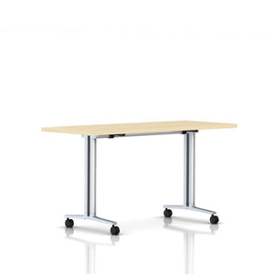 Everywhere Flip-Top Table Desk's herman miller 60-inches Wide - Add $31.00 Clear on Ash Metallic Silver