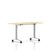 Everywhere Flip-Top Table Desk's herman miller 60-inches Wide - Add $31.00 Clear on Ash Metallic Silver