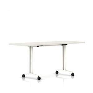 Everywhere Flip-Top Table Desk's herman miller 72-inches Wide - Add $61.00 White White