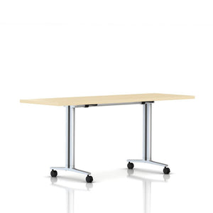 Everywhere Flip-Top Table Desk's herman miller 72-inches Wide - Add $61.00 Clear on Ash Metallic Silver
