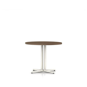 Everywhere Round Table Dining Tables herman miller 36-inch Diameter Walnut on Ash White