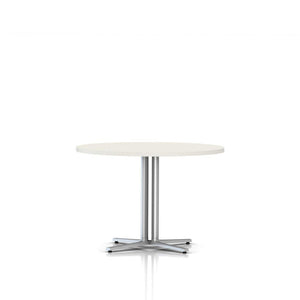 Everywhere Round Table Dining Tables herman miller 42-inch Diameter - Add $51.00 White Metallic Silver